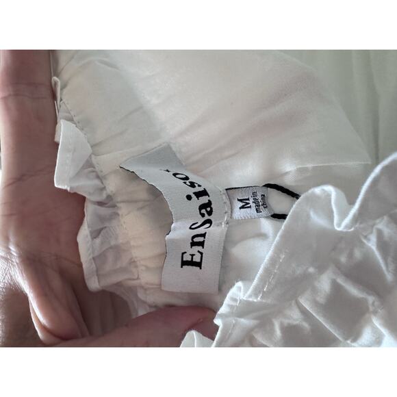 En Saison Emma Eyelet Jumpsuit size M NWT - Picture 16 of 16